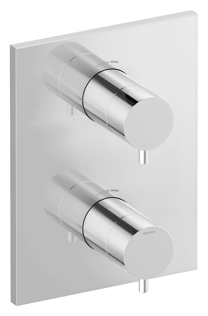 Silhouet takdusj for innbygging, krom Silhouet takdusj for innbygging, krom