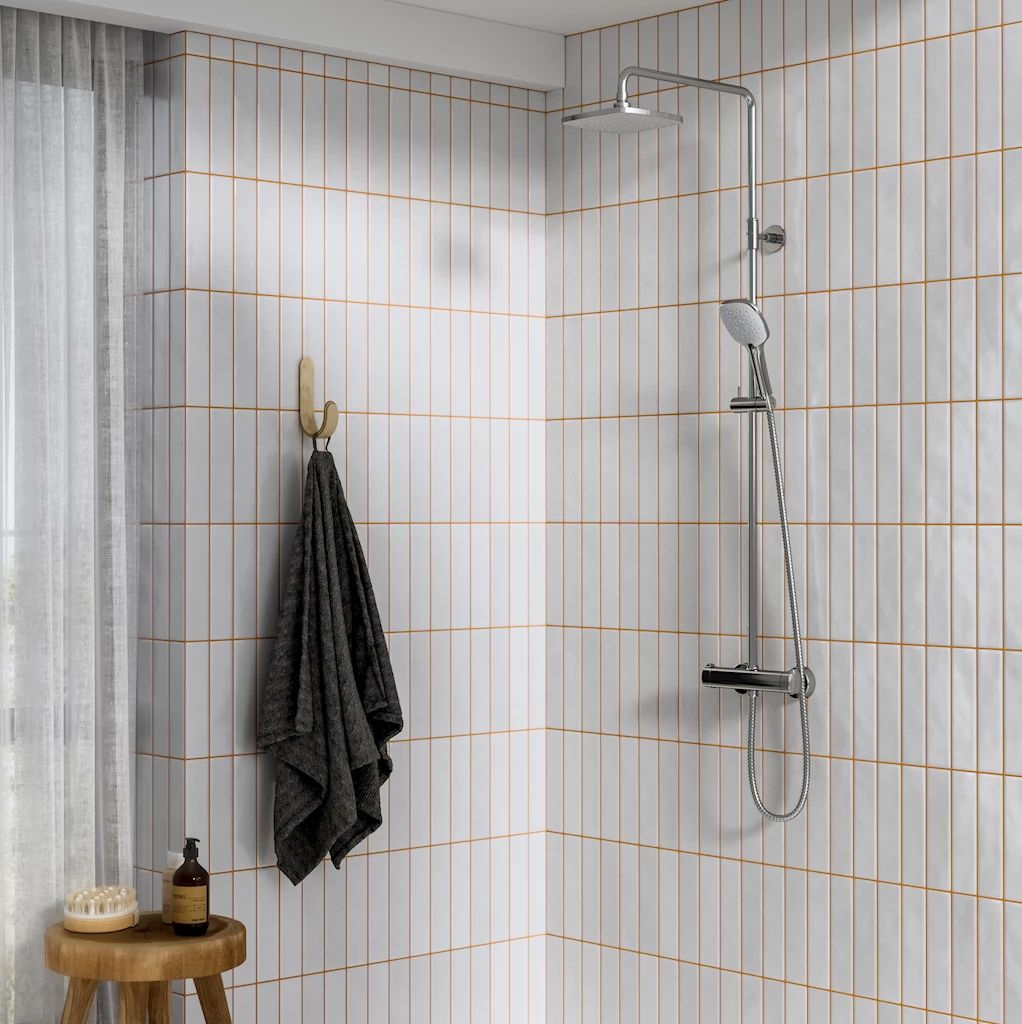 VB Odense takdusjsett, krom VB Odense takdusjsett, krom