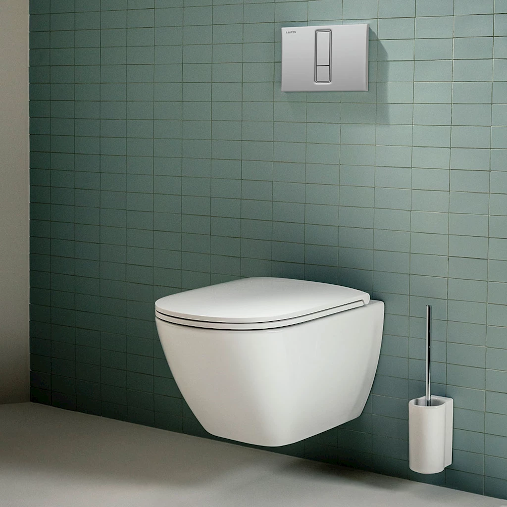 Pakke: Lua vegghengt toalett og sete Pakke: Lua vegghengt toalett og sete